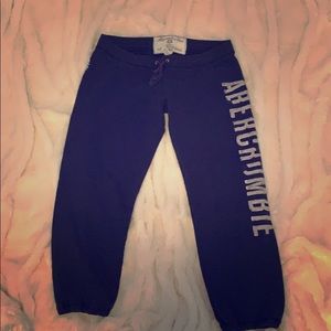 Vintage Abercrombie cropped sweats.